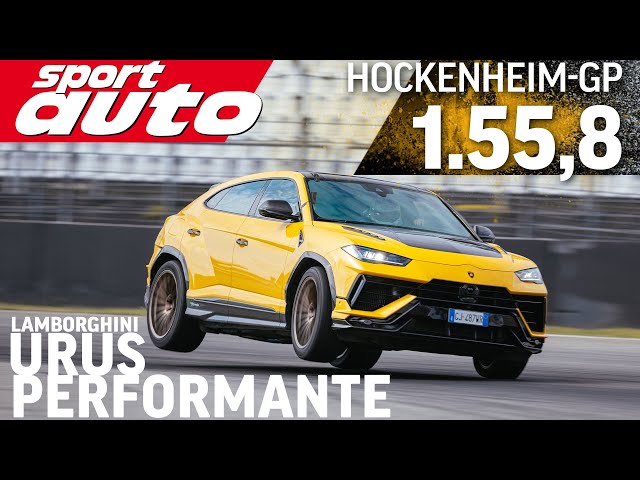 Lamborghini Urus Performante  | Hot Lap Hockenheim-GP | sport auto