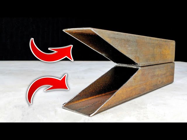 The welder's new trick for cutting square pipes 90 degrees is rarely discussed | pipe cutting tricks