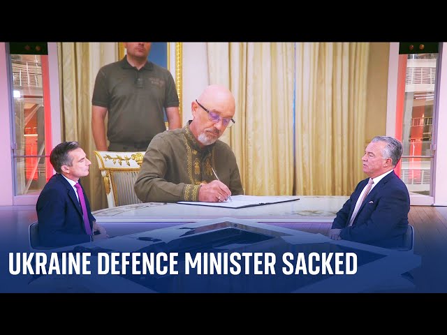 Ukraine War: Defence minister Reznikov is sacked, as Zelenskyy seeks 'new approach'