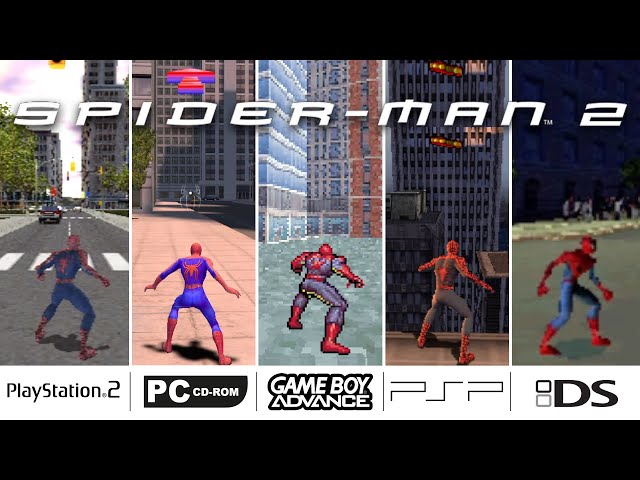 Comparing Every Version of Spider-Man 2 The Game