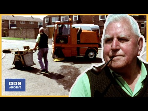 1975: MAN vs MACHINE Street Sweeper Challenge | Tomorrow’s World | Retro Tech | BBC Archive