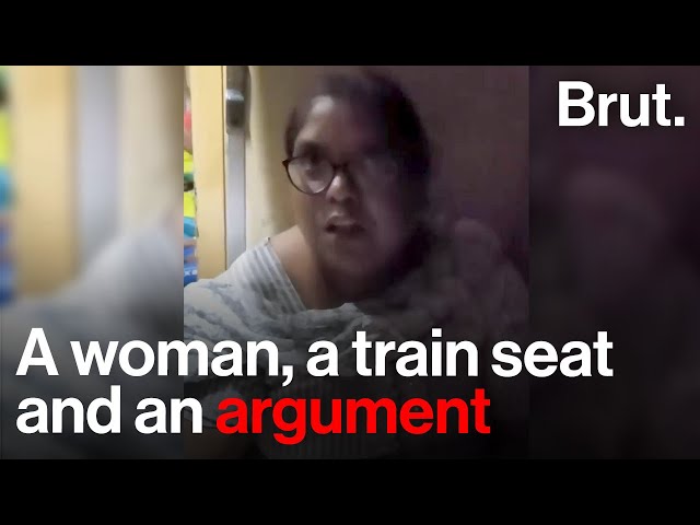 Woman refuses to vacate seat which was not hers
