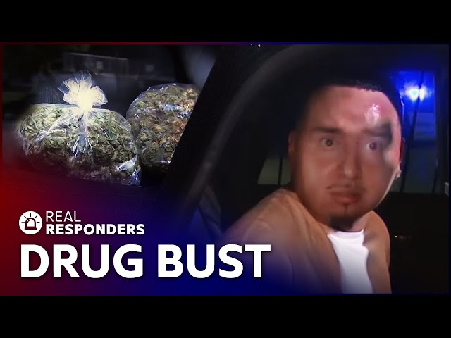 Major Drug Stash Found As Suspect Attempts To Flee | Cops | Real Responders