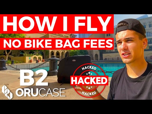 HOW I FLY WITH MY ROAD BIKE & AVOID ALL BIKE BAG FEES | ORUCASE B2 REVIEW & TRAVEL TEST