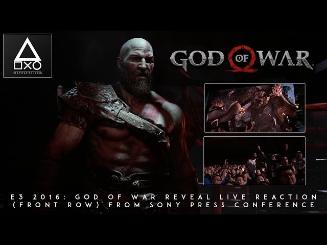 E3 2016: God of War Reveal Live Reaction (Front Row) From Sony Press Conference