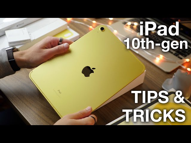 How to use iPad 10th Gen + Tips/Tricks!