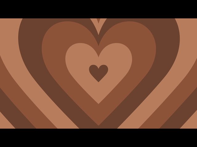 Heart background / Free Background Loops / Background Video Love / TikTok Eye Trend - Brown