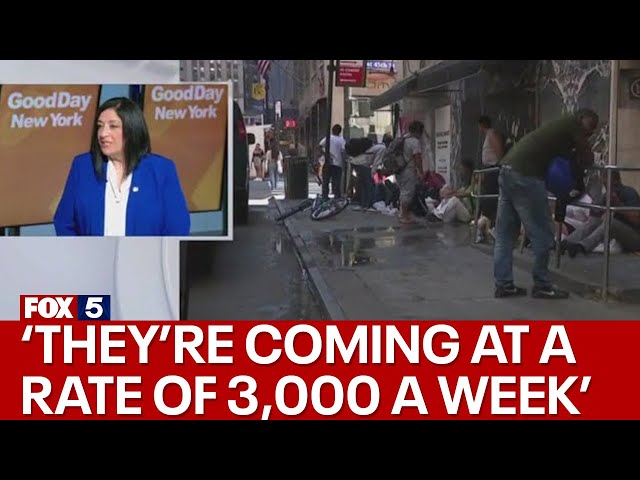 NYC migrant crisis: ‘They’re coming at a rate of 3,000 a week’