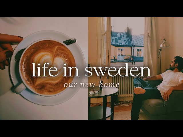 WE MOVED TO STOCKHOLM, SWEDEN || my embarrassing story, coop grocery haul, graphic design work