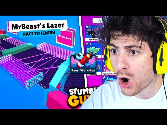 Unsere eigene Laser Mr. Beast Map in Stumble Guys