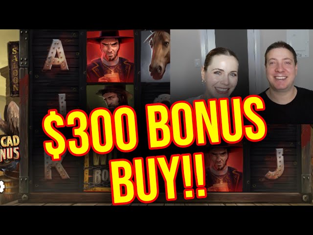 ALL BONUS BUYS UP TO $300/SPIN!!