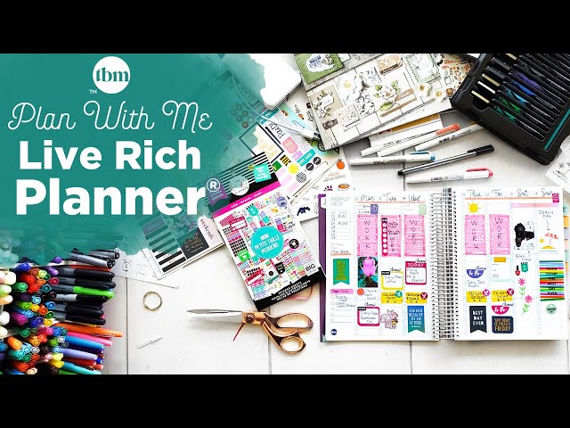 Plan With Me + Live Rich Planner | Weekly View