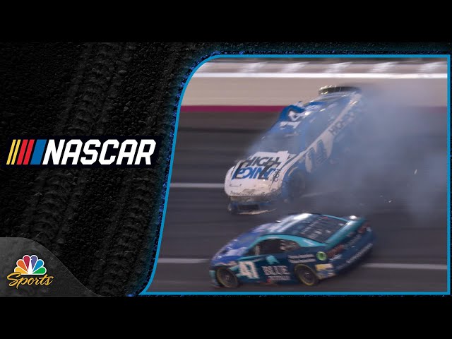 Chase Briscoe makes hard contact with wall in Stage 3 at Atlanta | Motorsports on NBC