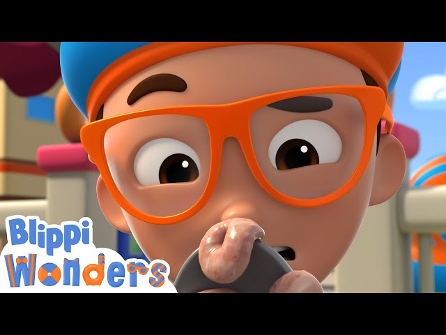 Soggy Cereal! | Blippi Wonders | Learn ABC 123 | Fun Cartoons | Moonbug Kids | Blippi Cartoon Series
