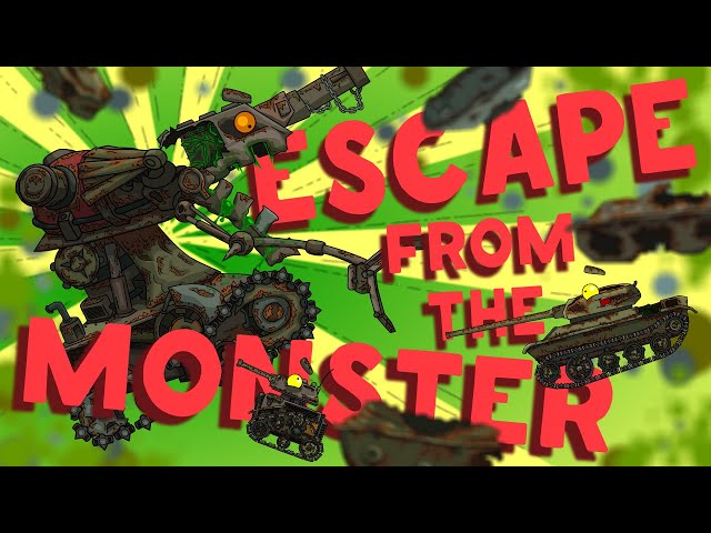 Escape from the Monster - Cartoons about tanks