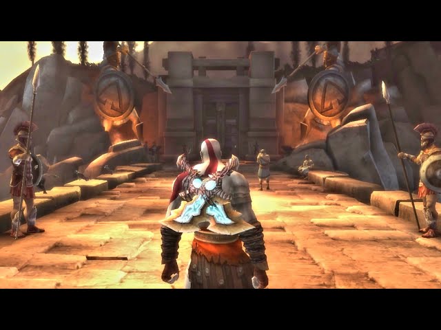 Kratos Returns To Sparta Scene - God of War (4K 60FPS) Spartans Worship Kratos The God of War