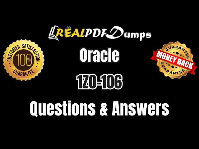 1Z0-106 Exam Dumps | Oracle Linux 8 Advanced System Administration Exam