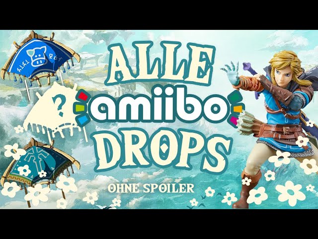 🍃┃Alle Amiibo Gleiter, Rüstungen und Items in Zelda TOTK - spoilerfrei