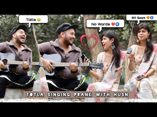 Totla (तोतला) Singing Reaction Video | Impressing Cute Girl By Singing | Anuv Jain Special | 2024