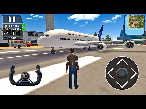 Airplane Flight Pilot Simulator - Airbus A380 Emergency Landing - Android Gameplay