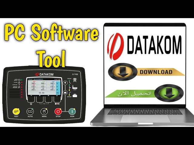 Datakom software (rainbow plus parameter setup and monitoring software) Generator Controller suite