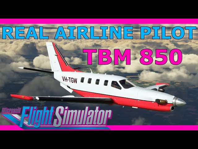 Turbo Hopping with the Black Square TBM 850! Preview with a Real Pilot