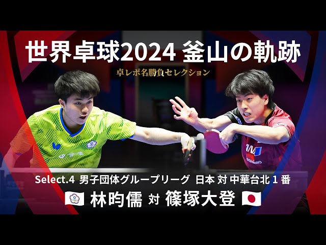 Takurepo Greatest Match Selections｜LIN Yun-Ju vs H.SHINOZUKA  (WTTC2024BUSAN JPN vs TPE 2nd match)