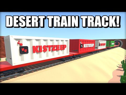 I Built a Desert Train Track in Zeepkist!