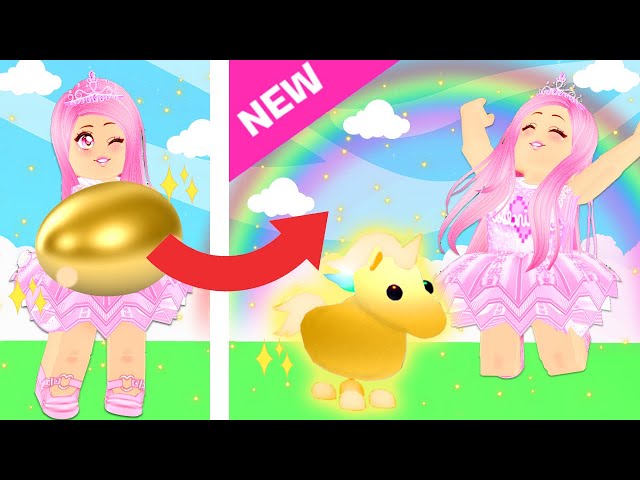 Trying To Hatch A GOLDEN UNICORN In ADOPT ME! *BRAND NEW* Adopt Me Star Reward Update