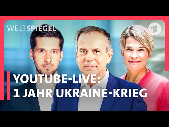 Krieg ohne Ausweg? Ein Jahr nach Russlands Angriff auf die Ukraine | Youtube-Live