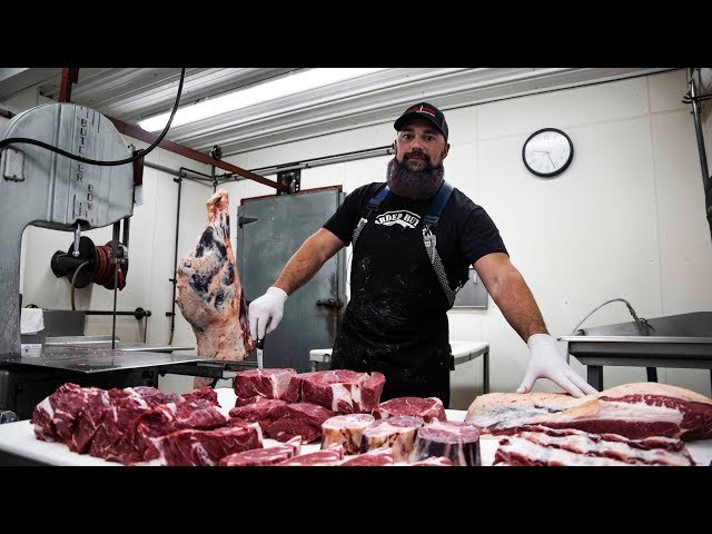 How to Butcher a Cow | ENTIRE BREAKDOWN | by The Bearded Butchers!