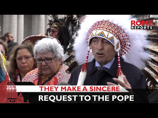 Indigenous delegation at the Vatican asks #PopeFrancis to issue apology in Canada