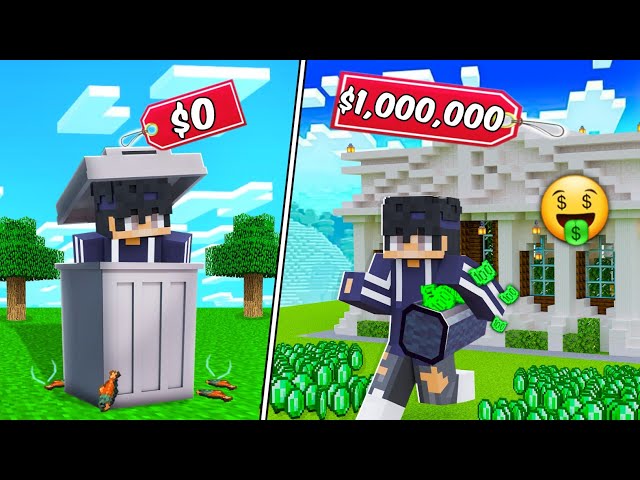 Becoming A BILLIONAIRE By Robbing a BANK VAULT in Minecraft!