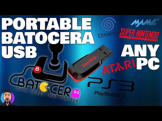 Create an Portable Batocera Retro Gaming System | USB Flash Drive, External drive