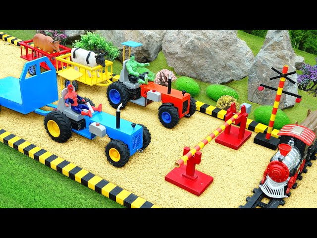 Top diy mini tractor Bulldozer to making concrete road | Construction Vehicles, Road Roller #58