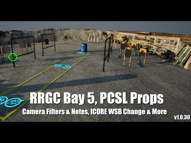 Practisim Designer Patch 30 - Camera filters & Notes, PCSL Props, ICORE WSB change, RRGC Bay 5