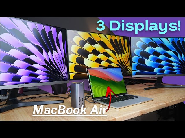 MacBook Air with 3 displays?!