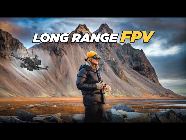 Long Range FPV Flight At Vestrahorn, Iceland | Helion 10 Inch FPV Drone