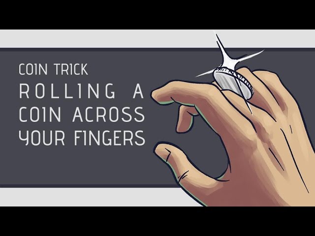 Coin Trick: How to Roll a Coin Across Your Knuckles [HD]