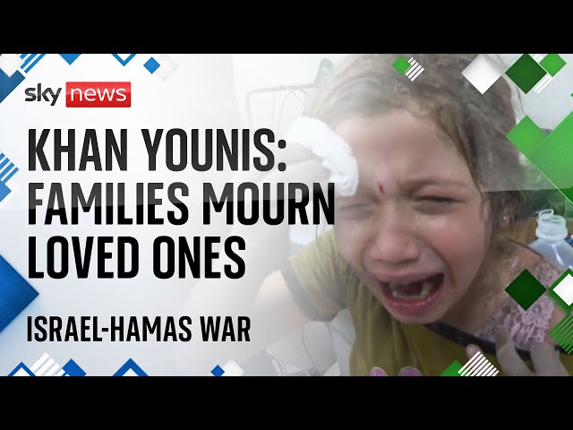 Israel-Hamas war: The identification of children in Khan Younis' hospitals