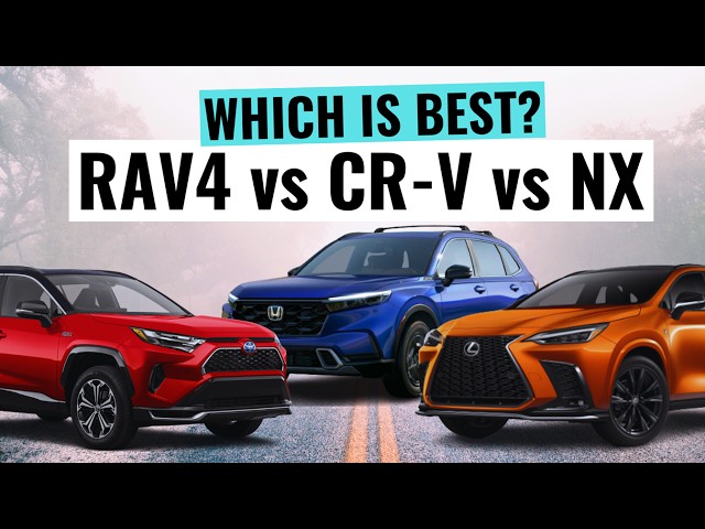 2024 Toyota RAV4 Hybrid VS Honda CR-V Hybrid VS Lexus NX 350h || Good, Better & Best