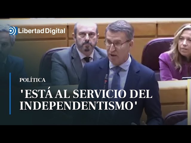 Feijóo recuerda a Sánchez lo que no quiere escuchar: "Está al servicio del independentismo"