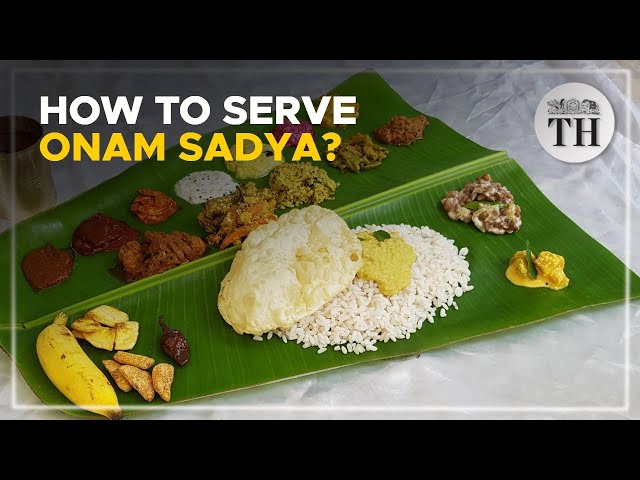 A quick guide to serving traditional sadya for Onam | The Hindu