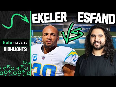 Austin Ekeler vs  Esfand in Madden 23 | HIGHLIGHTS from Last Minute Victory
