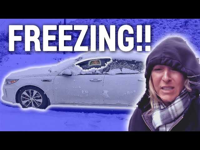 How to Stay Warm Living in a Car in the Winter | Travel Snacks