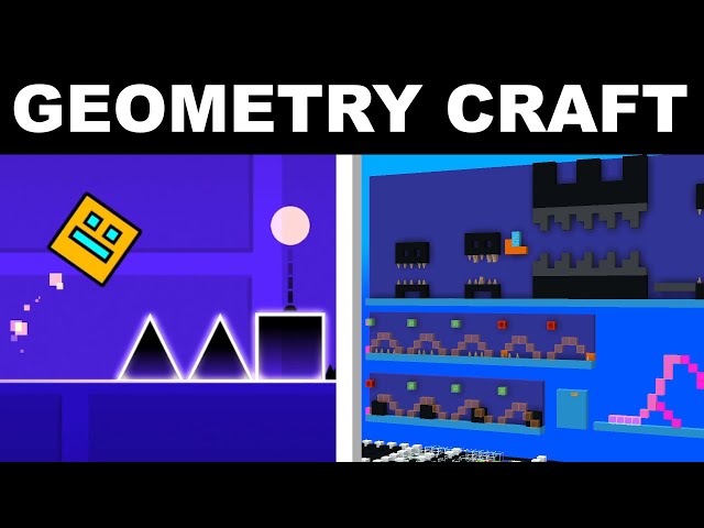 Making Geometry Dash In Minecraft!