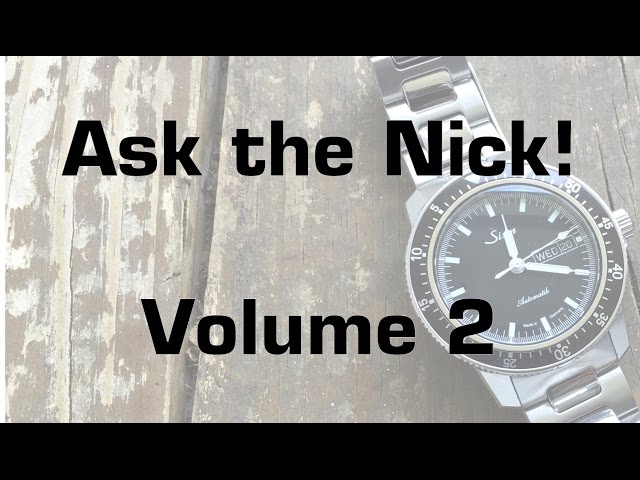 Ask the Nick #2: On Glasses, High End Productions, Cold Steel, and Knifemakers