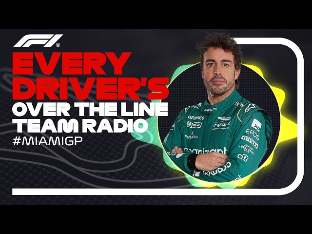 Every Driver's Radio At The End Of Their Race | 2023 Miami Grand Prix