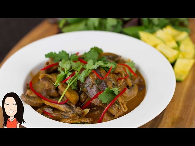 Thai Mushroom & Eggplant Curry + Guest Chef + Why I am Vegan!