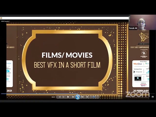 Blue Stellar Mystery Won the VAM AWARD for BEST VFX IN A SHORT FILM, organized by Animation Express🏆